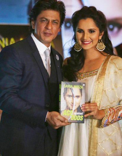 sania mirza,sania mirza autobiography book,ace against odds,shahrukh khan  తెలుగు మీడియా నో ఎంట్రీ చెప్పిన ఆటగత్తే!